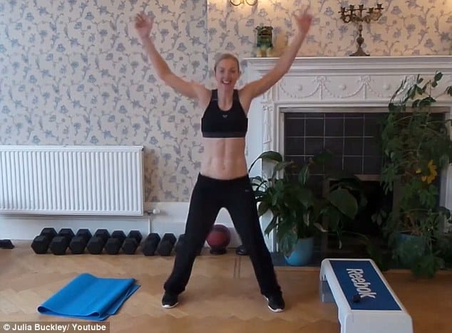 Jumping jacks: Another move for raising the heart rate and burning calories