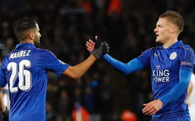 Riyad Mahrez and Jamie Vardy - Leicester City's mercurial Algerian Riyad Mahrez saves his stardust for Champions League again