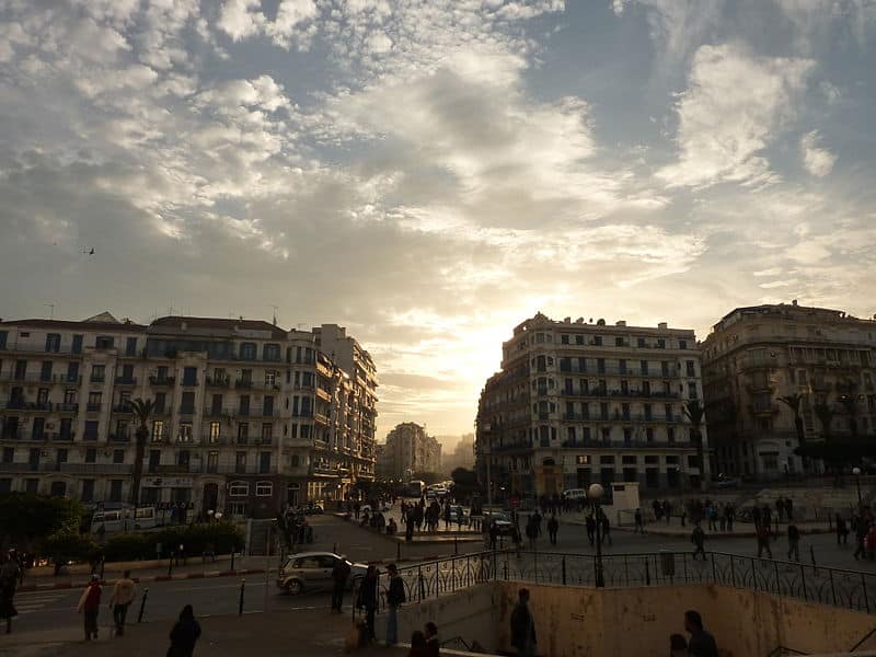 Algiers at sunset. Photo by Faten Aggad via Wikimedia Commons (CC BY 3.0)