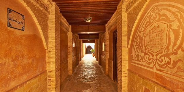 The entrance to Riad Fes. Photo / Justine Tyerman