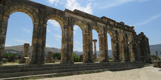 The ruins at Volubilis. Photo / Justine Tyerman