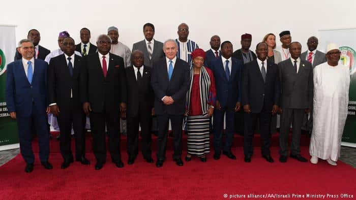 ECOWAS summit in Monrovia, June 2017 (picture alliance/AA/Israeli Prime Ministry Press Office)